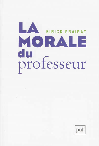 La morale du professeur